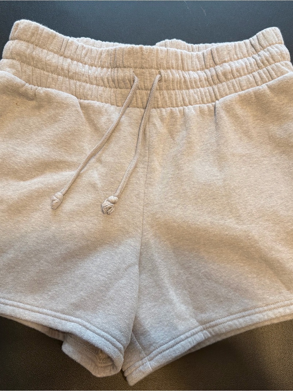 wild fable Cream Drawstring Athletic Shorts